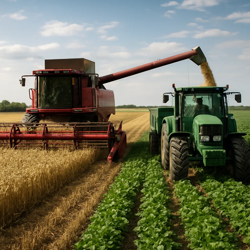 Jak dobrać technikę zbioru do rodzaju uprawy